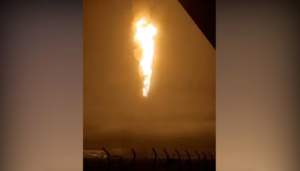 Authorities in Turkmenistan Investigate Huge Gas Flare at Petronas Terminal
